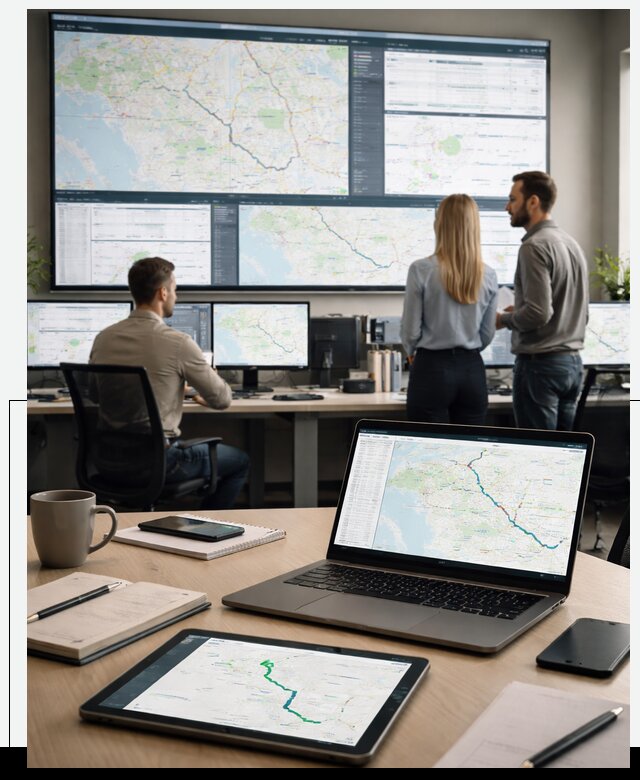 Трекинг грузов и Fleet Management, мониторинг автопарка в Подольске