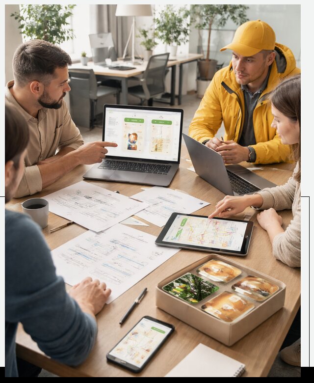 Разработка агрегатора доставки еды в Подольске от 15627 р., АвикейПдл