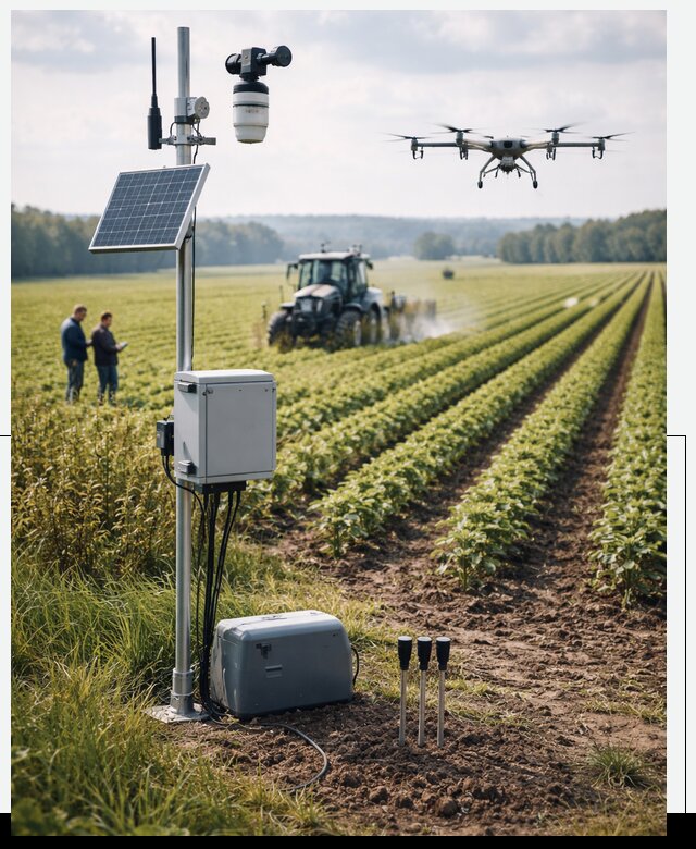 Разработка IoT мониторинга полей в Подольске от 8855 р. | АвикейПдл